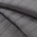 Logan - California King Striped Comforter Set - Charcoal - Simple Home Plus