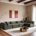 Stellar - 5 Piece Upholstered Modular Sectional - Simple Home Plus