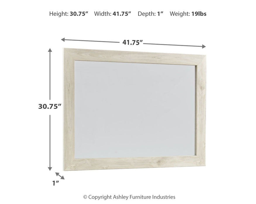 Cambeck - Bedroom Mirror - Whitewash - Simple Home Plus