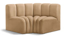 Arc - Velvet 2 Piece Modular Sofa - Simple Home Plus