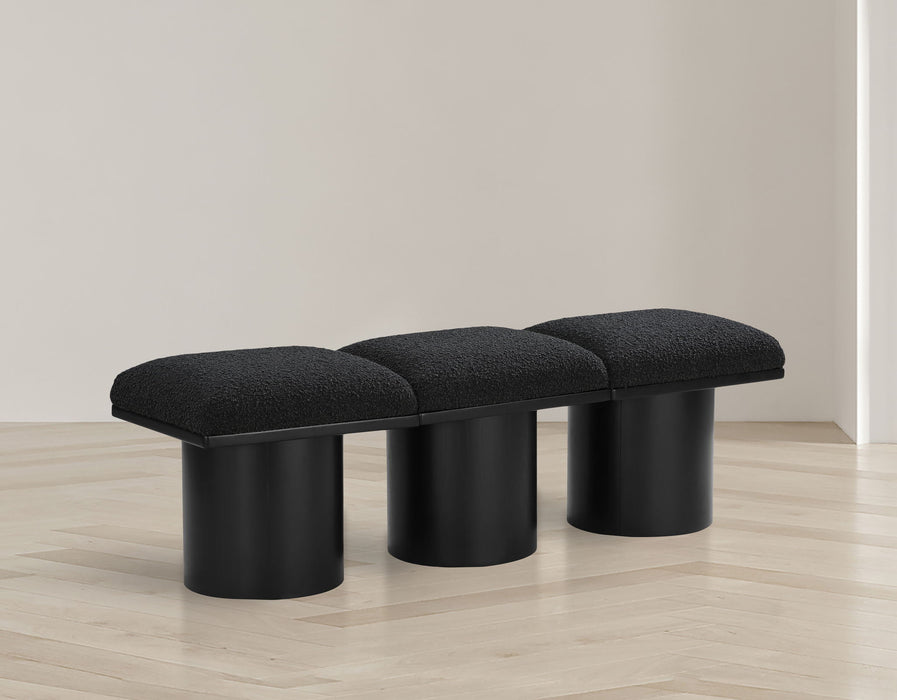 Pavilion - 3 Piece Modular Bench With Black Base - Simple Home Plus