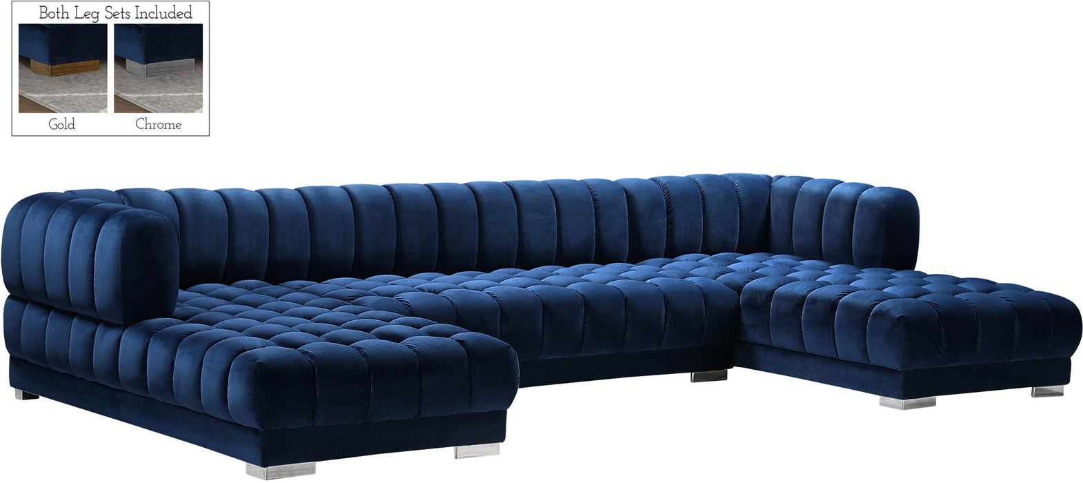 Gwen - 3 Piece Sectional - Simple Home Plus