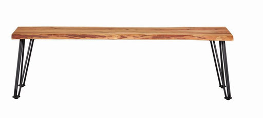 Sherman - Wood Dining Bench - Natural Acacia - Simple Home Plus