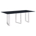 Desden - Rectangular Sintered Stone Dining Table - Gray - Simple Home Plus