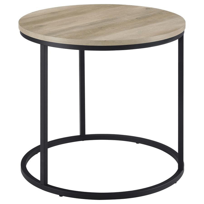 Lainey - Round Faux Marble Side End Table - Simple Home Plus