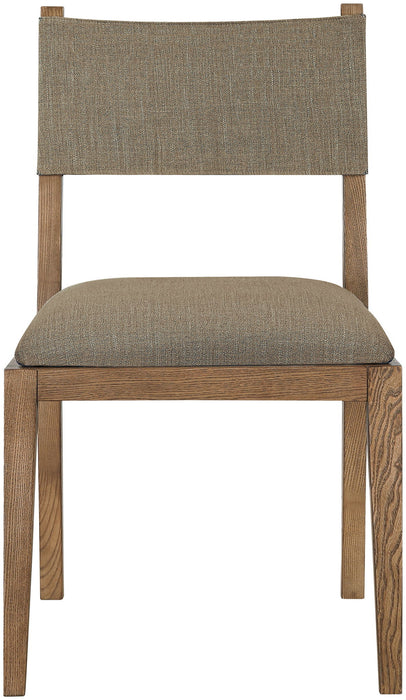 Avon - Linen Textured Performance Fabric Dining Side Chair (Set of 2) - Simple Home Plus