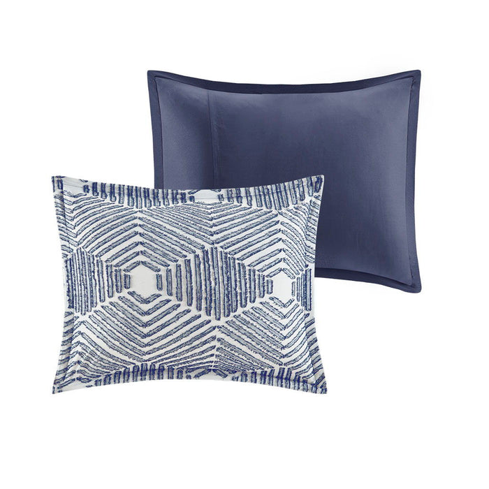 Ellipse - Comforter Set - Navy - Simple Home Plus
