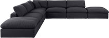 Comfy - 7 Piece Linen Modular Corner Sectional - Simple Home Plus