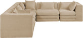 Stellar - 5 Piece Upholstered Modular Sectional - Simple Home Plus