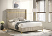 Lucia - Upholstered Wingback Bed - Simple Home Plus