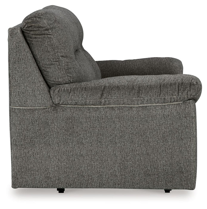 Bindura - Mineral - Glider Loveseat - Simple Home Plus