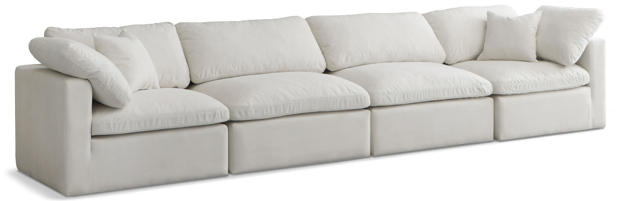 Plush - Modular 4 Seat Sofa - Simple Home Plus