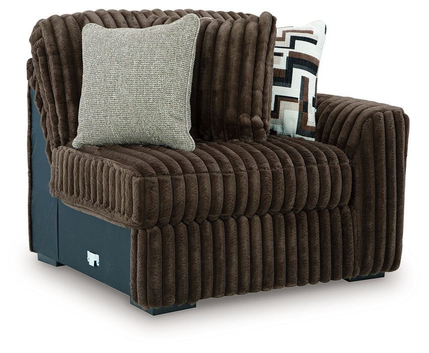 Midnight-Madness - RAF Corner Chair - Chocolate - Simple Home Plus