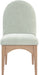 Waldorf - Chenille Dining Side Chair With Natural Legs - Simple Home Plus
