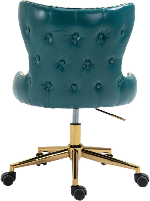 Hendrix - Office Chair with Gold Legs - Simple Home Plus