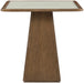 Atrium - Glass Top And Wood Base Dining Table - Simple Home Plus