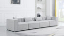 Cube - Linen Modular 4 Seat Sofa - Simple Home Plus