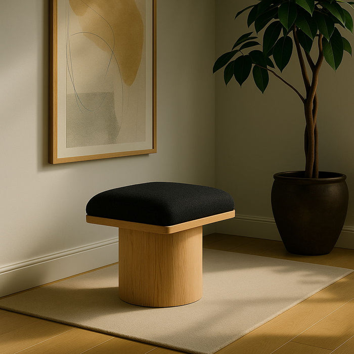 Pavilion - Bench / Stool With Natural Base - Simple Home Plus