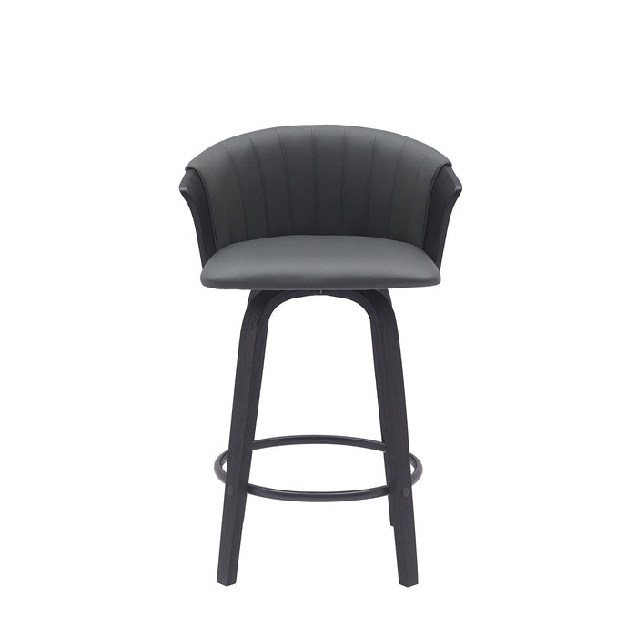 Diana - Swivel Wood Stool - Simple Home Plus