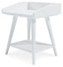 Blariden - White - Accent Table - Simple Home Plus