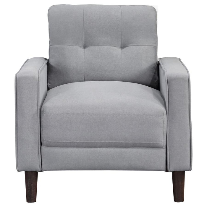 Bowen - Upholstered Track Arm Tufted Accent Chair - Simple Home Plus