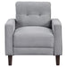 Bowen - Upholstered Track Arm Tufted Accent Chair - Simple Home Plus