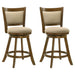 Aiden - Modern Farmhouse Swivel Wood Counter Height Kitchen Bar Stool - Simple Home Plus