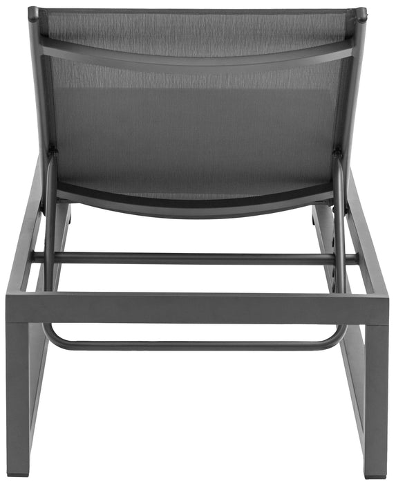 Maldives - Water Resistant Outdoor Patio Adjustable Sun Chaise Lounge Chair With Gray Base - Simple Home Plus