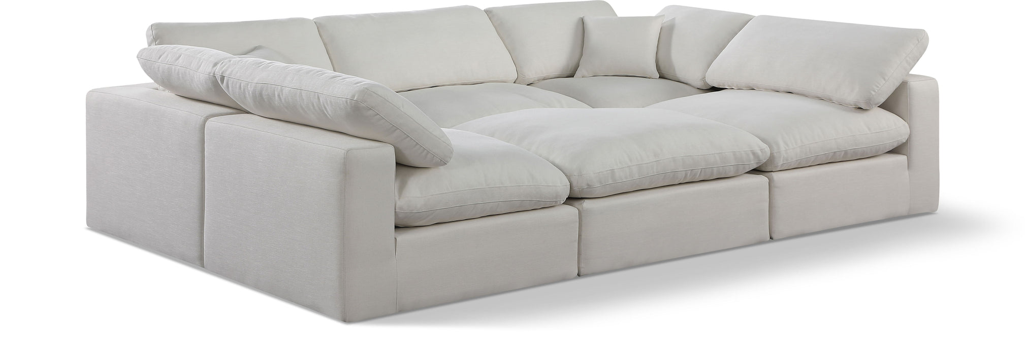 Comfy - 6 Piece Linen Sectional - Simple Home Plus