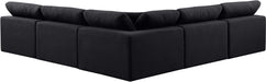 Comfy - 5 Piece Linen Modular Corner Armless Sectional - Simple Home Plus