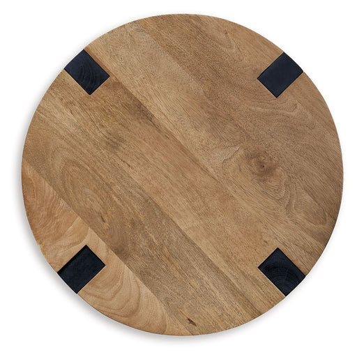 Hanneforth - Brown - Round End Table - Simple Home Plus