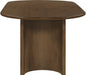 Caldra - Oak Veneer And Solid Wood Dining Table - Simple Home Plus
