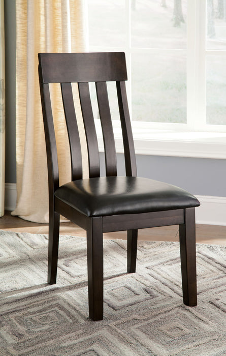 Haddigan - Dining UPH Side Chair (Set of 2) - Dark Brown - Simple Home Plus