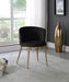 Skylar - Dining Chair with Gold Legs (Set of 2) - Simple Home Plus