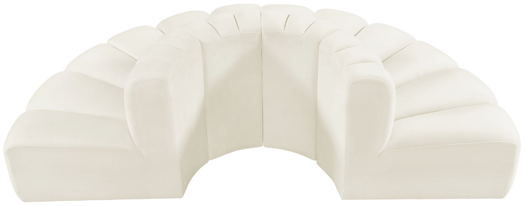 Arc - Velvet 4 Piece Modular Sofa - Simple Home Plus