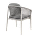 Rhodes - Outdoor Patio Dining Chair (Set of 2) - Light Gray - Simple Home Plus