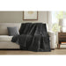 Windom - King Lightweight Down Alternative Blanket With Satin Trim - Black - Simple Home Plus