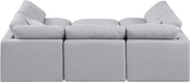 Indulge - Linen 6 Piece Modular Sectional - Simple Home Plus