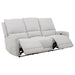 Sylmar - Chenille Upholstered Power Reclining Sofa - Dove Gray - Simple Home Plus