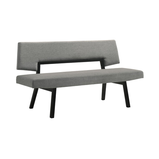 Channell - Dining Bench - Black / Charcoal - Simple Home Plus
