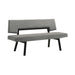 Channell - Dining Bench - Black / Charcoal - Simple Home Plus