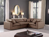 Comfy - 4 Piece Faux Leather Modular Sectional - Simple Home Plus