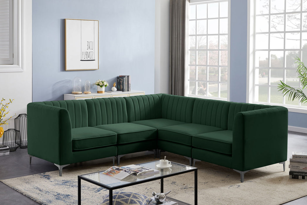 Alina - 5 Piece Modular Corner Sectional - Simple Home Plus