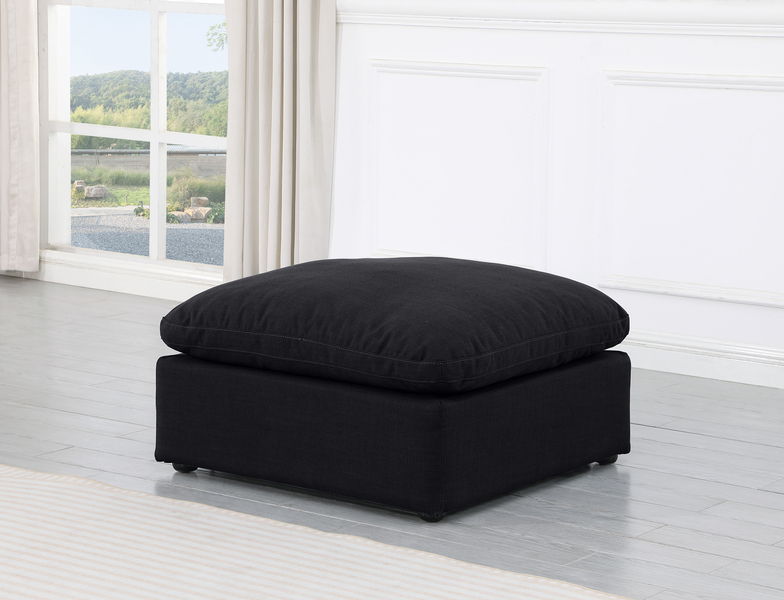 Indulge - Linen Ottoman