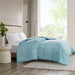 Winfield - 300 Thread Count Cotton Shell Luxury Down Alternative King Comforter - Teal - Simple Home Plus