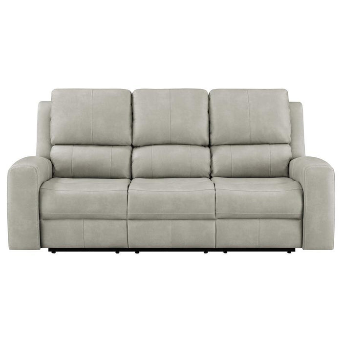 Brickston - Triple Power Reclining Sofa - Simple Home Plus