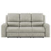 Brickston - Triple Power Reclining Sofa - Simple Home Plus