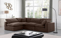 Comfy - 4 Piece Velvet Modular Armless Sectional - Simple Home Plus