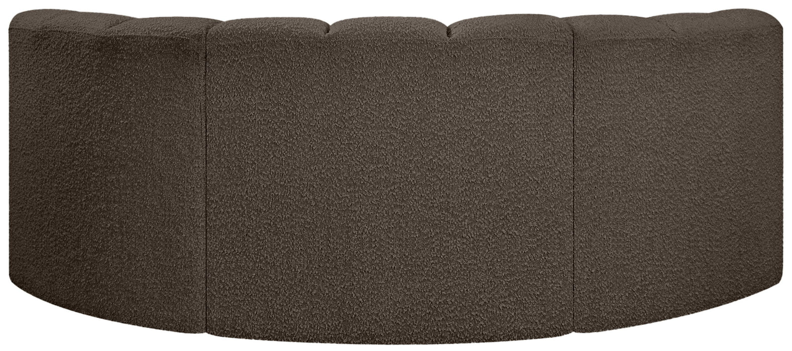Arc - Boucle Fabric 3 Piece Modular U-Shaped Sofa - Simple Home Plus