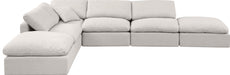 Indulge - Linen 6 Piece Modular Armless Sectional - Simple Home Plus